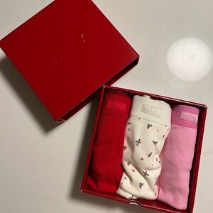 SKIMS Cotton Rib Boxer 3 Pack